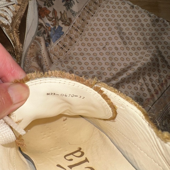 Pedro Garcia Orella Frayed Satin Trainer - Picture 14 of 15